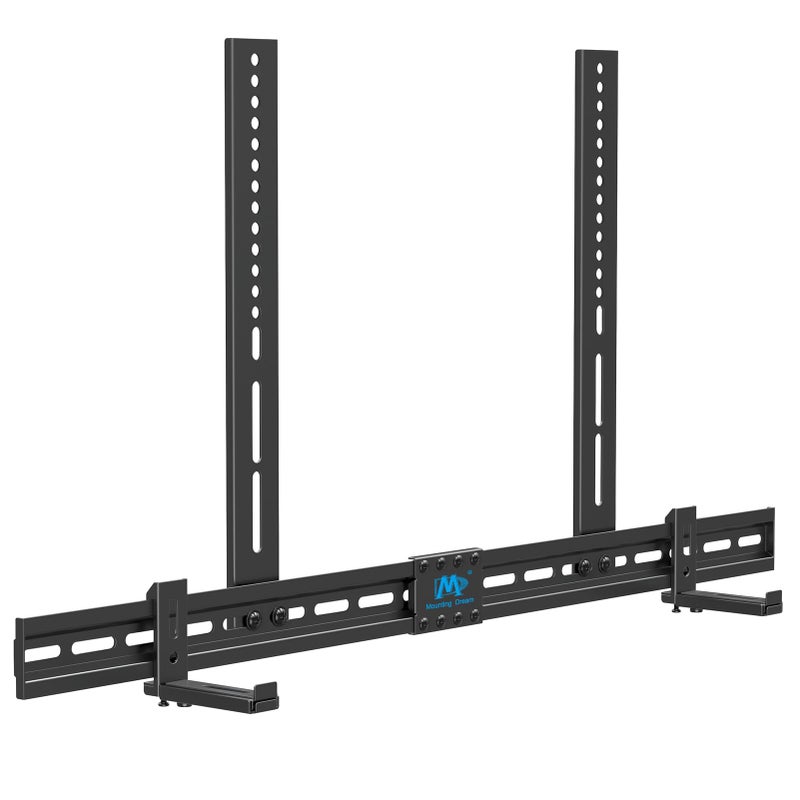 Mounting Dream Soundbar Mount Sound Bar TV Bracket with Holes/Without Holes, Non-Slip Base Holder Extends 3.4" to 6.1", Up to 20 LBS, Safe and Easy to Install MD5425 - Image 1